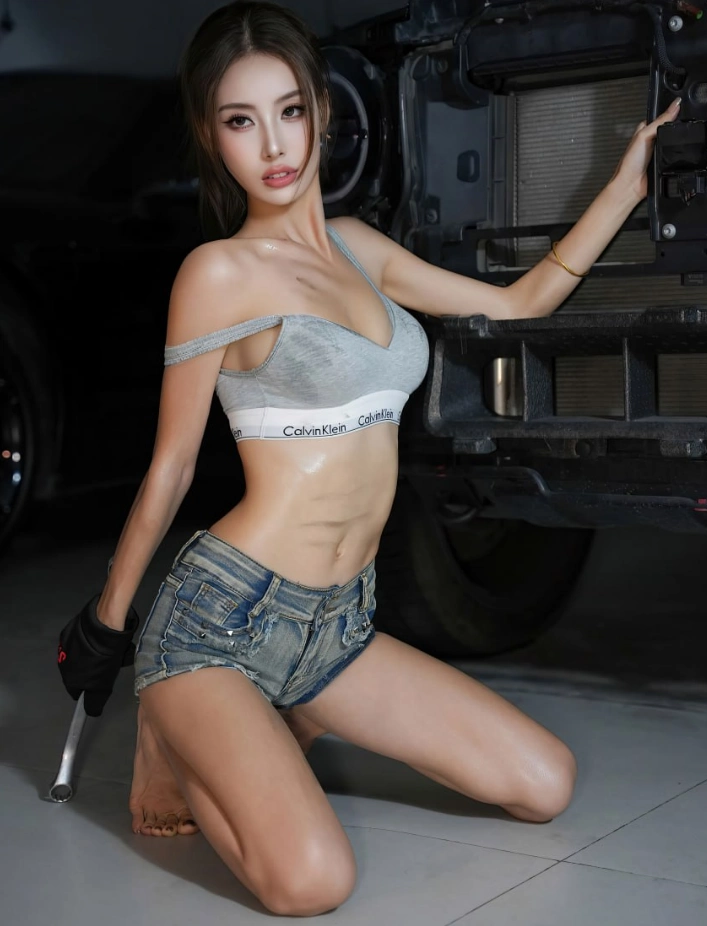lingyu69白色服饰室内近景照片