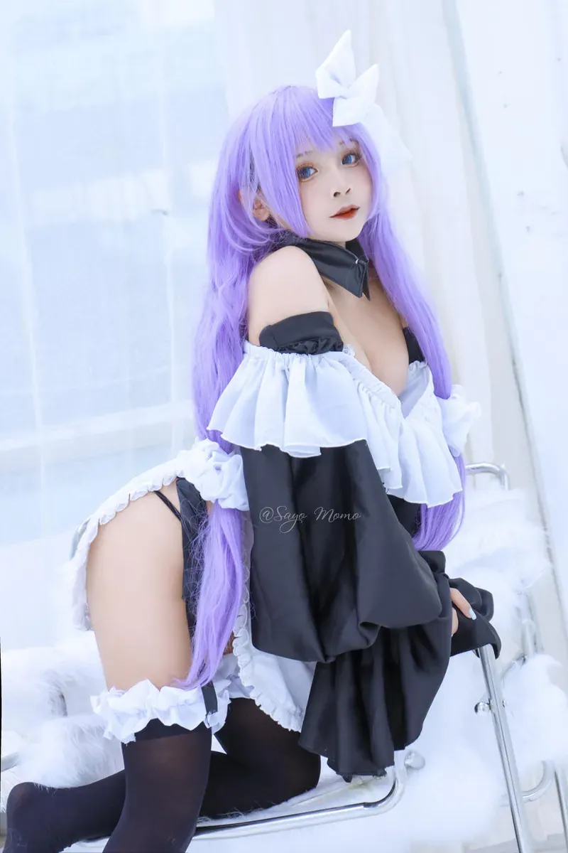 SayoMomo作品目录｜作品编号、合集列表与最新更新 SayoMomo紫色长发cosplay造型照片