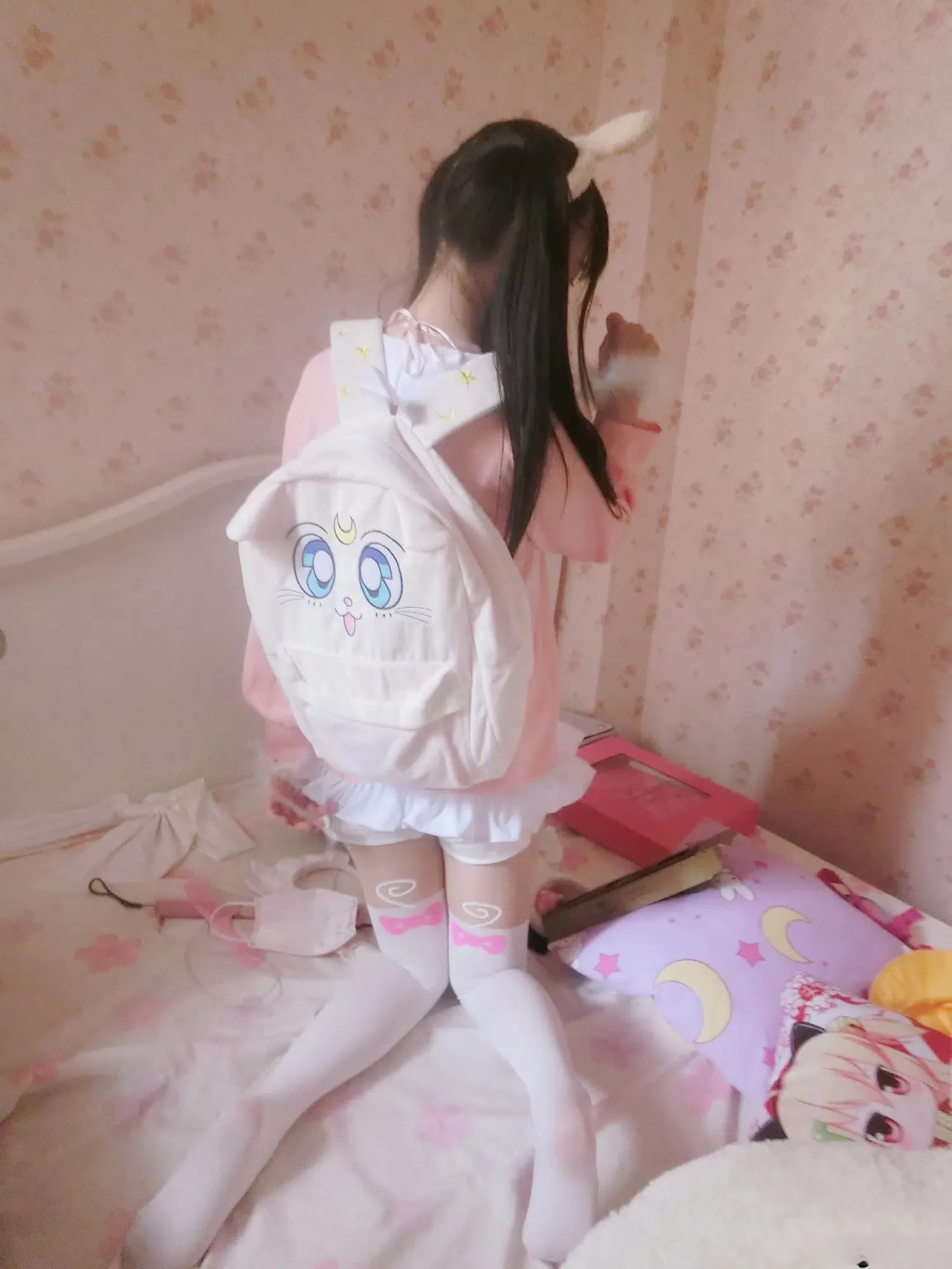 双马尾少女赛高酱作品目录｜作品编号、合集列表与最新更新 双马尾少女赛高酱粉白造型照片