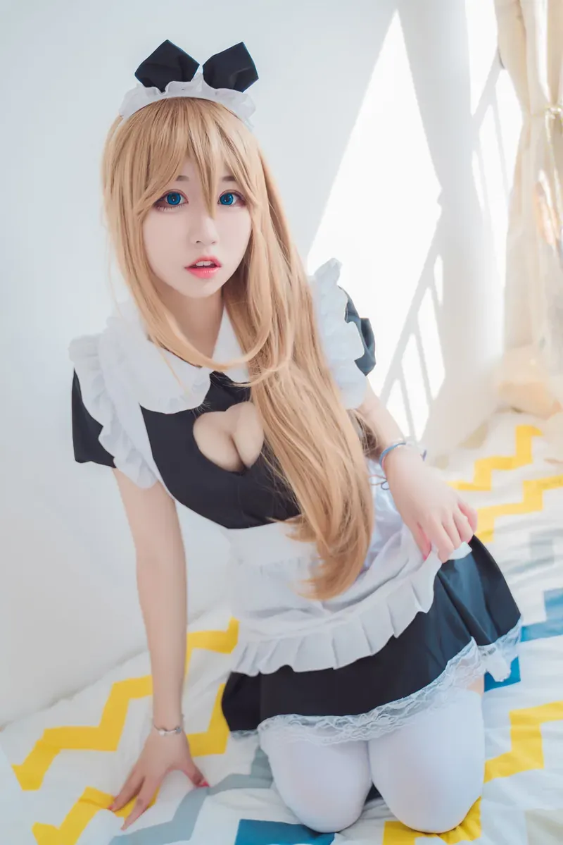 兔叽兔姬作品目录｜编号更新与合集范围整理 兔叽兔姬女仆风cosplay造型照片