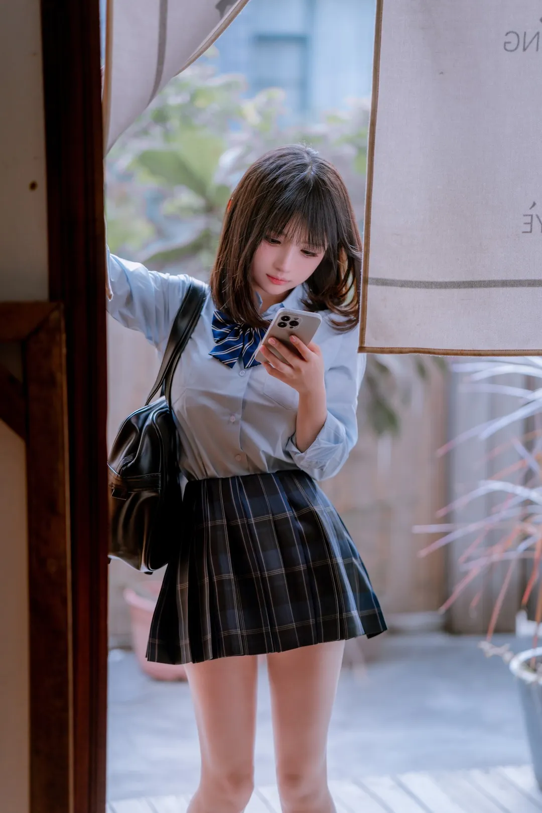桜井宁宁作品目录｜编号更新与合集范围整理 桜井宁宁校园风制服造型室内照片
